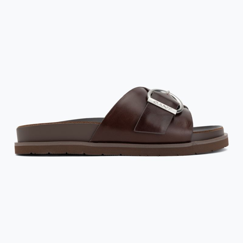 Жіночі шльопанці GANT Mardale dark brown 2