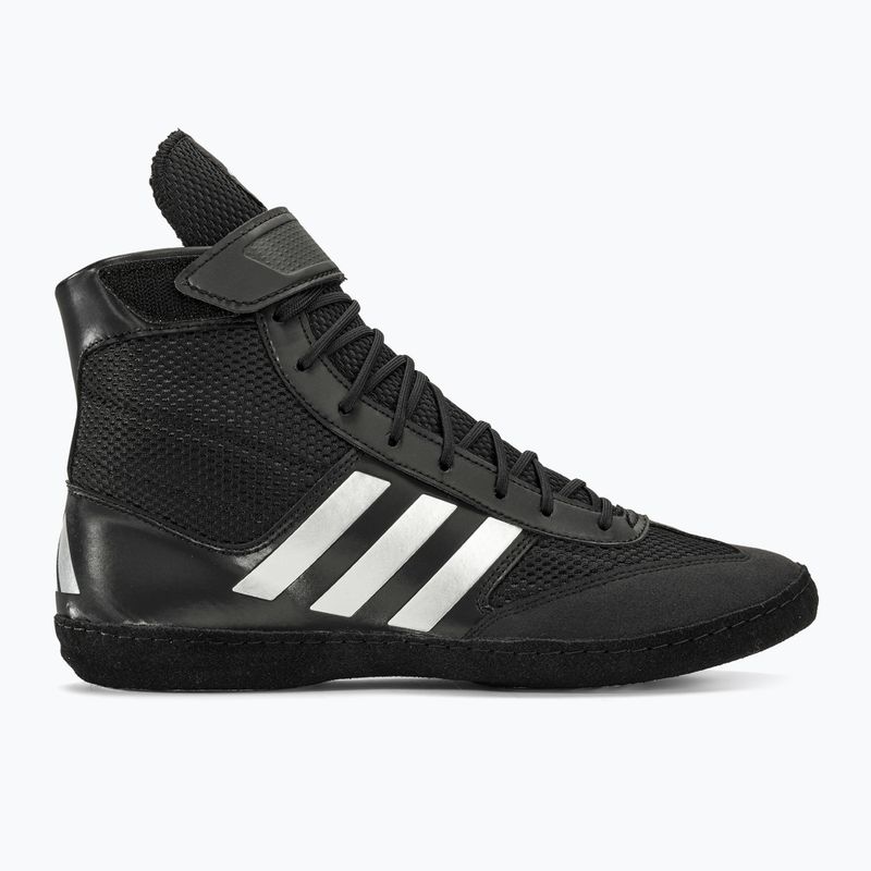 Кросівки боксерські чоловічі adidas Combat Speed.5 black/silver BA8007 2