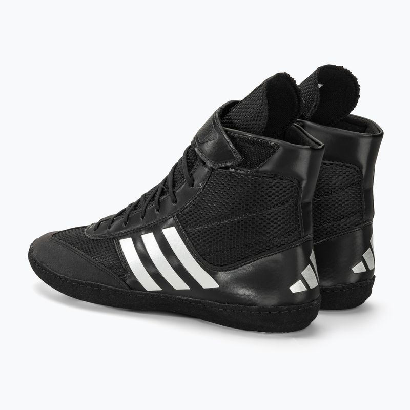 Кросівки боксерські чоловічі adidas Combat Speed.5 black/silver BA8007 3