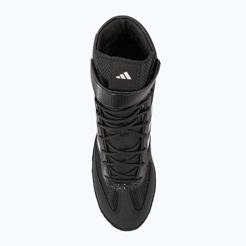 Кросівки боксерські чоловічі adidas Combat Speed.5 black/silver BA8007 6