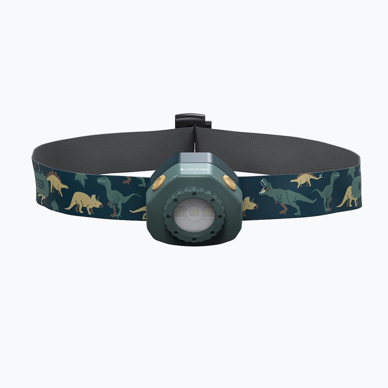 Налобний ліхтарик Ledlenser Kidled4R Box зелений 502535 2