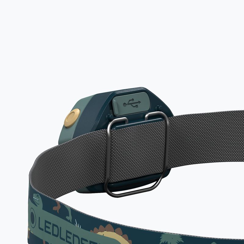 Налобний ліхтарик Ledlenser Kidled4R Box зелений 502535 3
