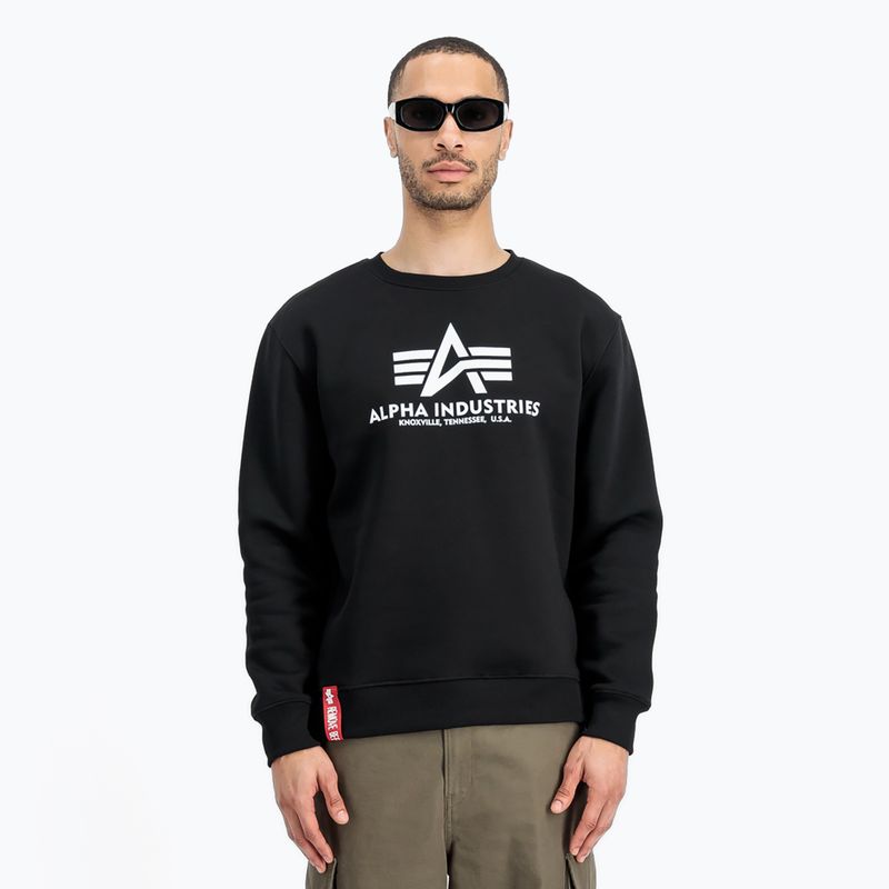 Кофта чоловіча Alpha Industries Basic black
