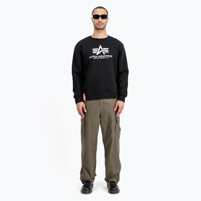 Кофта чоловіча Alpha Industries Basic black 2