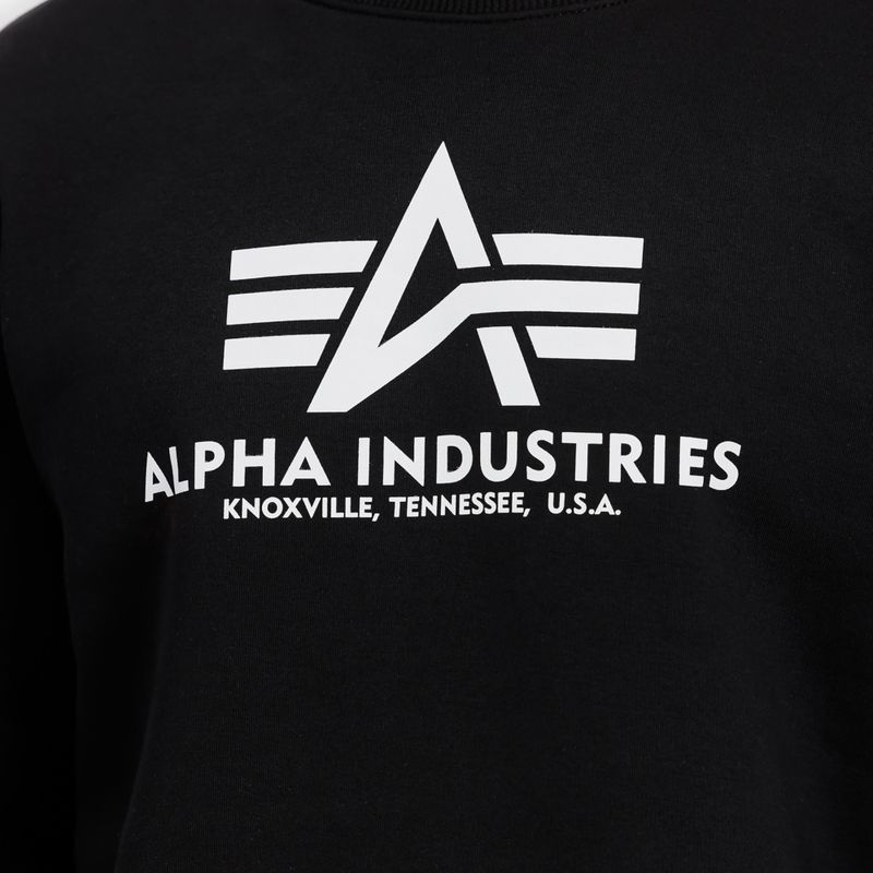 Кофта чоловіча Alpha Industries Basic black 4