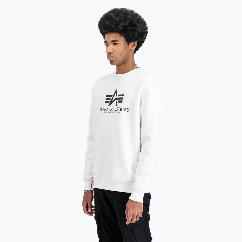 Кофта чоловіча Alpha Industries Basic white 4