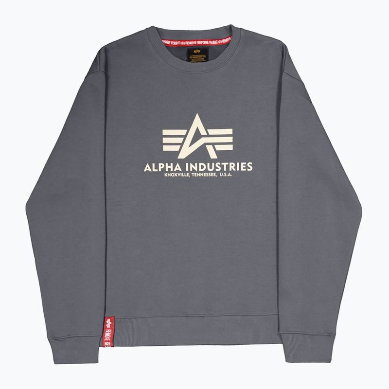 Кофта чоловіча Alpha Industries Basic greyblack 5