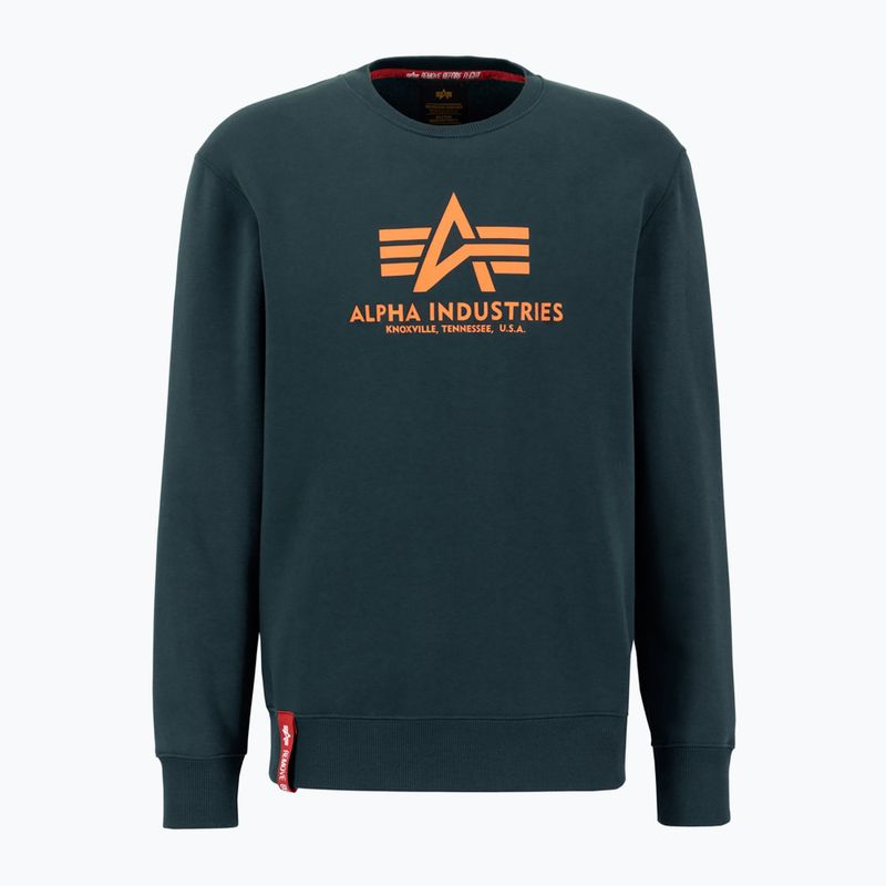 Кофта чоловіча Alpha Industries Basic dark petrol 2