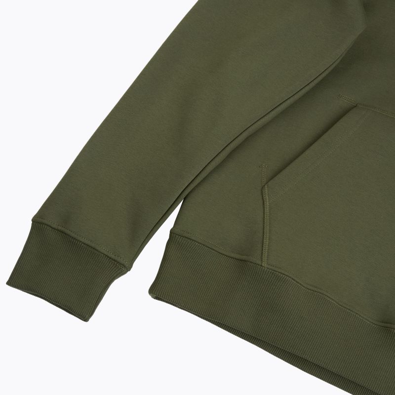 Кофта чоловіча Alpha Industries Red Stripe Hoodie dark green 4
