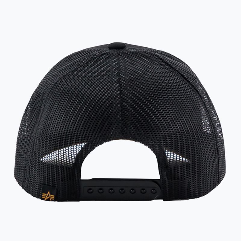 Кепка чоловіча Alpha Industries Basic Trucker black 2