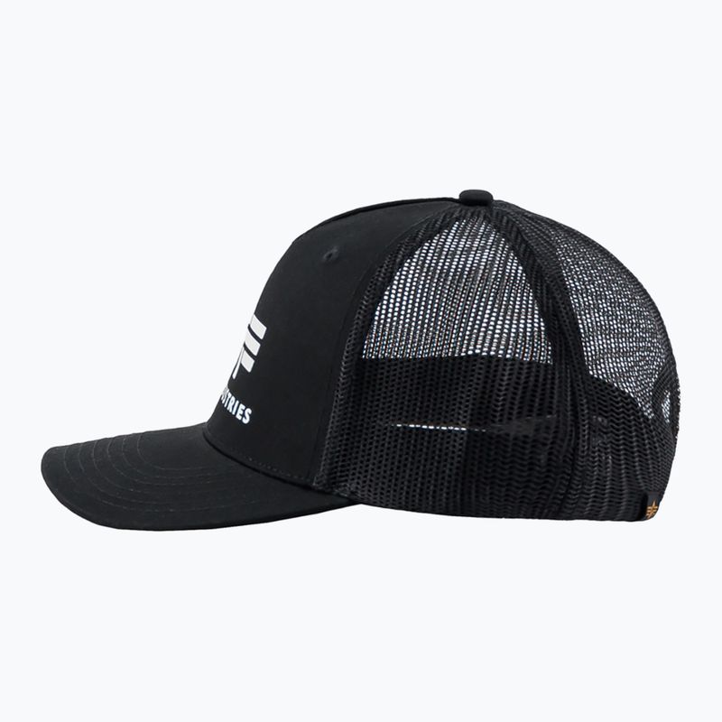 Кепка чоловіча Alpha Industries Basic Trucker black 3