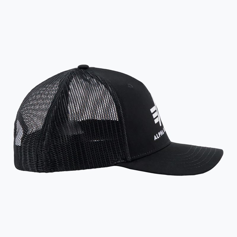 Кепка чоловіча Alpha Industries Basic Trucker black 4