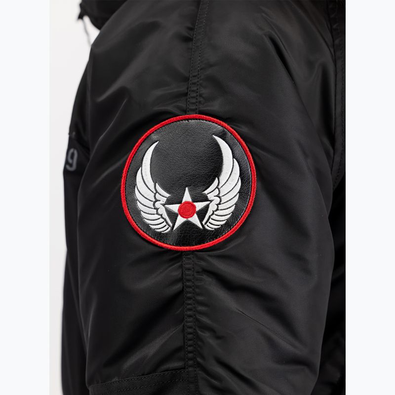 Куртка чоловіча Alpha Industries N3B Airborne Hooded black 6