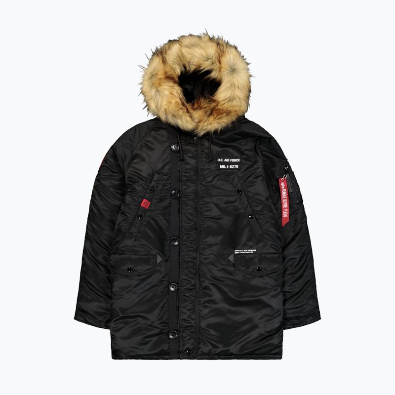 Куртка чоловіча Alpha Industries N3B Airborne Hooded black 7