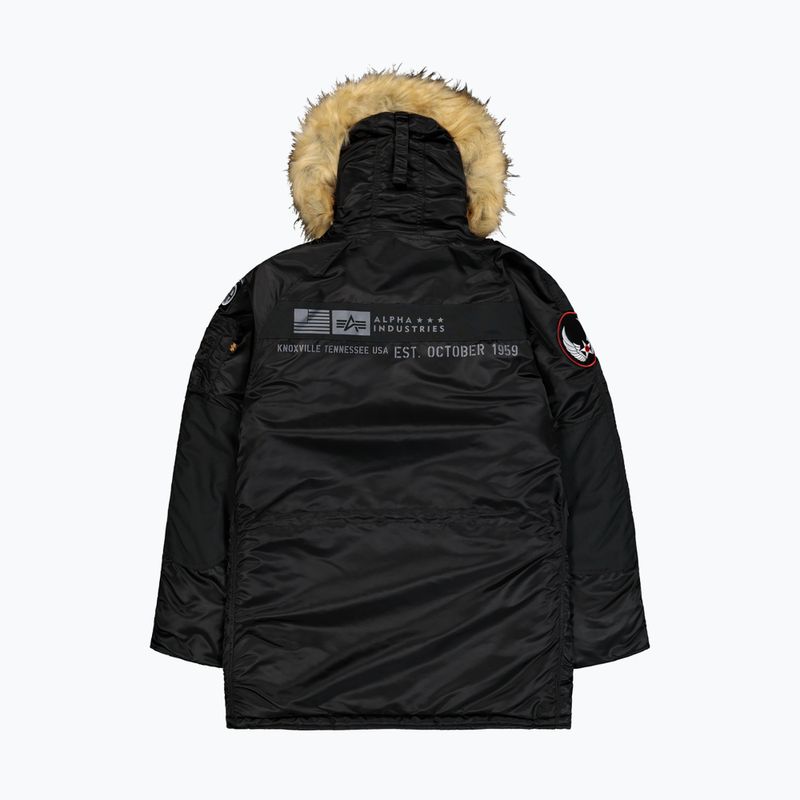 Куртка чоловіча Alpha Industries N3B Airborne Hooded black 8