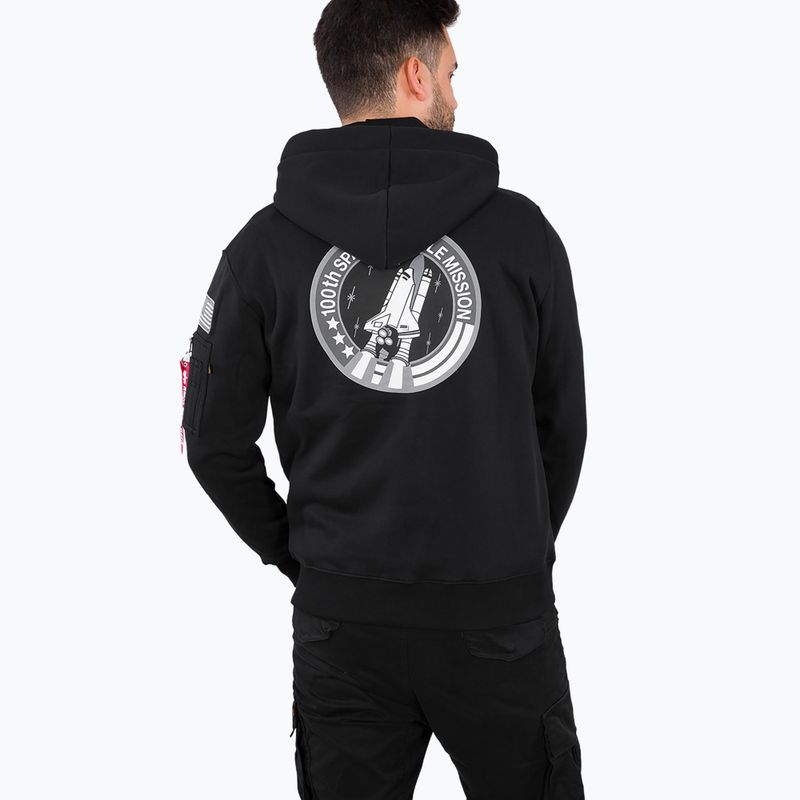 Кофта чоловіча Alpha Industries Space Shuttle black 3