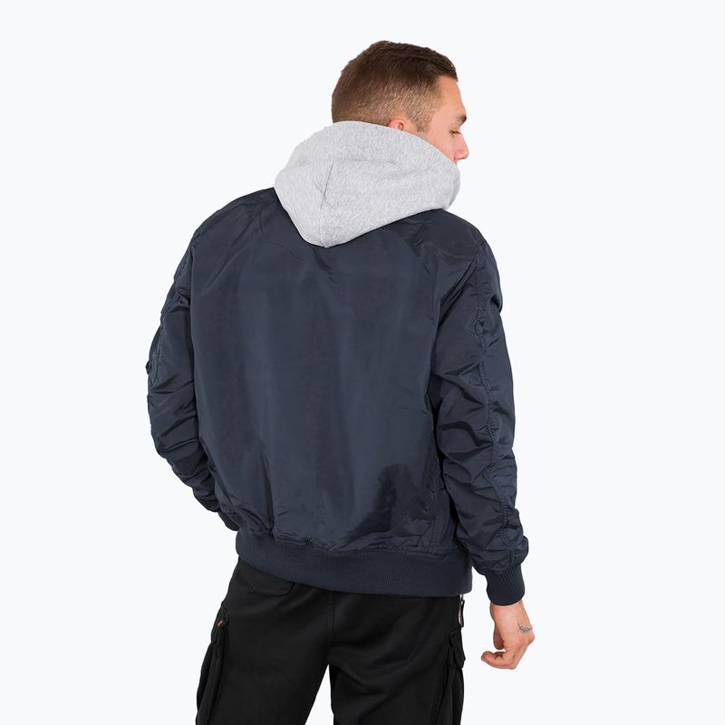Куртка чоловіча Alpha Industries MA-1 TT Two Tone Hood rep.blue 3