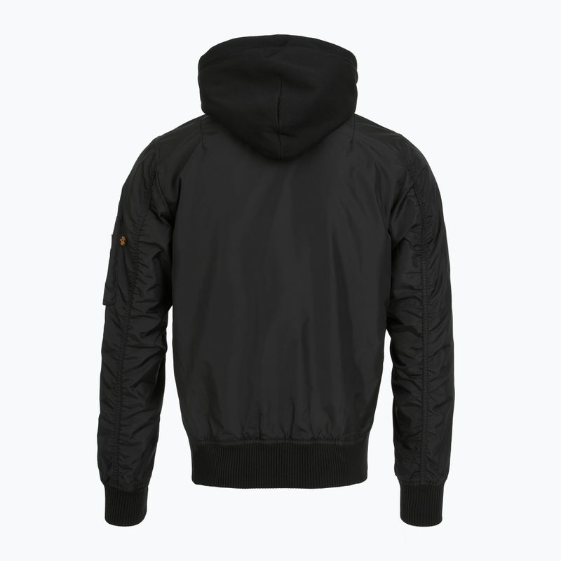 Куртка чоловіча Alpha Industries MA-1 TT Two Tone Hood black/black 4