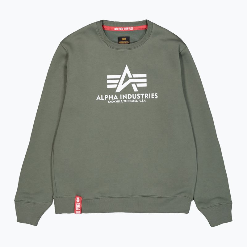 Кофта чоловіча Alpha Industries Basic dark olive 7