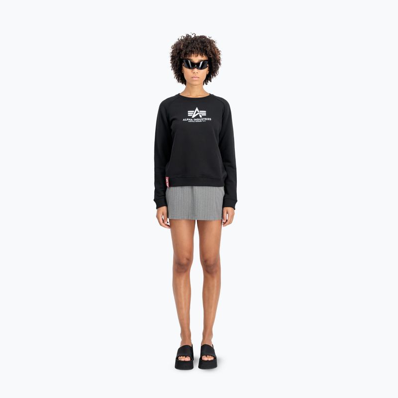 Кофта жіноча Alpha Industries New Basic black 2