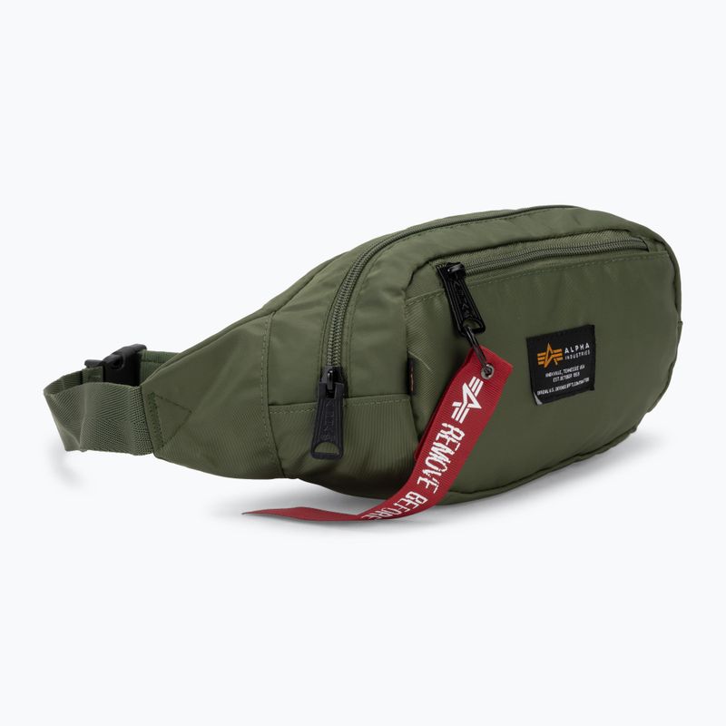 Сумка-бананка Alpha Industries Crew Waist sage green 2