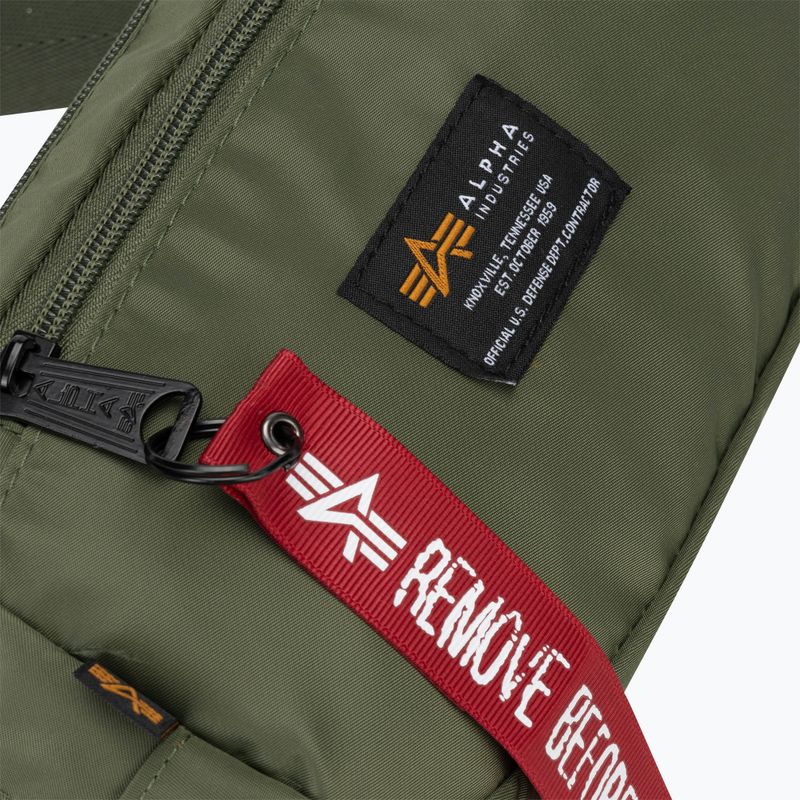 Сумка-бананка Alpha Industries Crew Waist sage green 4