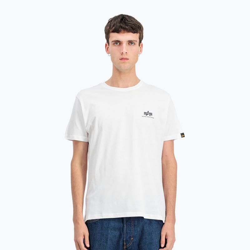 Футболка чоловіча Alpha Industries Backprint white