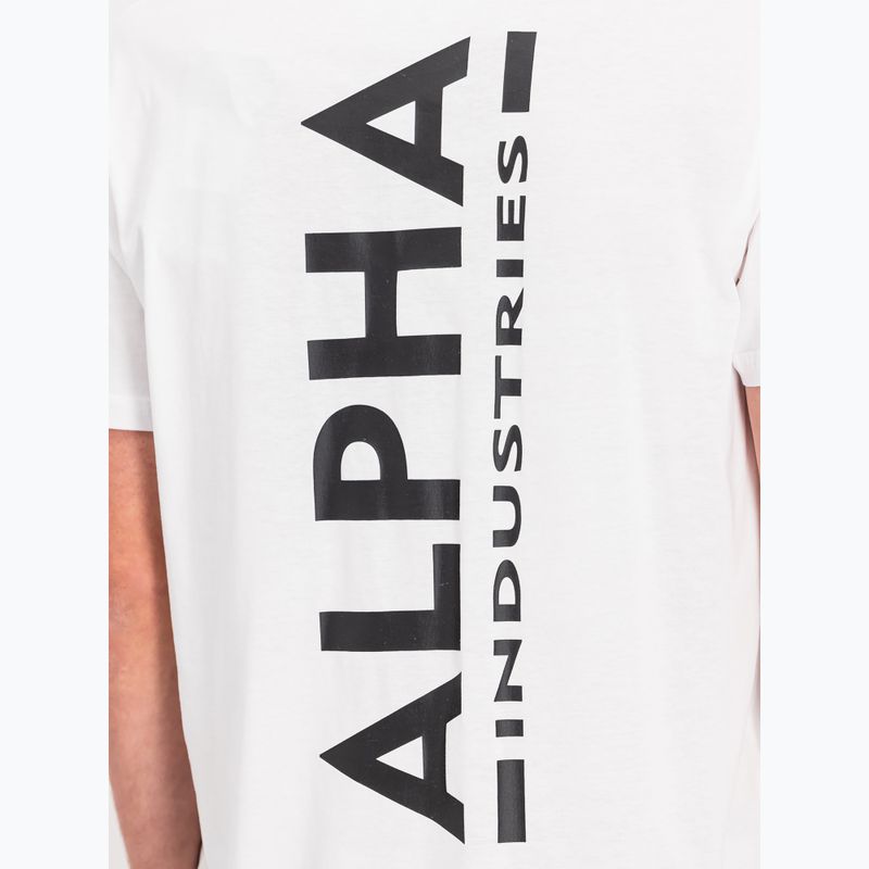 Футболка чоловіча Alpha Industries Backprint white 7