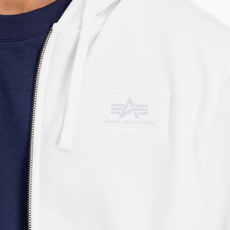Кофта чоловіча Alpha Industries Back Print Zip white 6