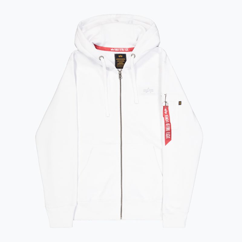 Кофта чоловіча Alpha Industries Back Print Zip white 8