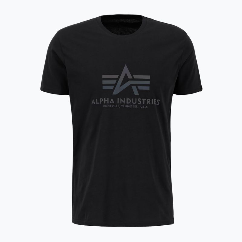 Футболка чоловіча Alpha Industries Basic Rainbow Reflective black 3