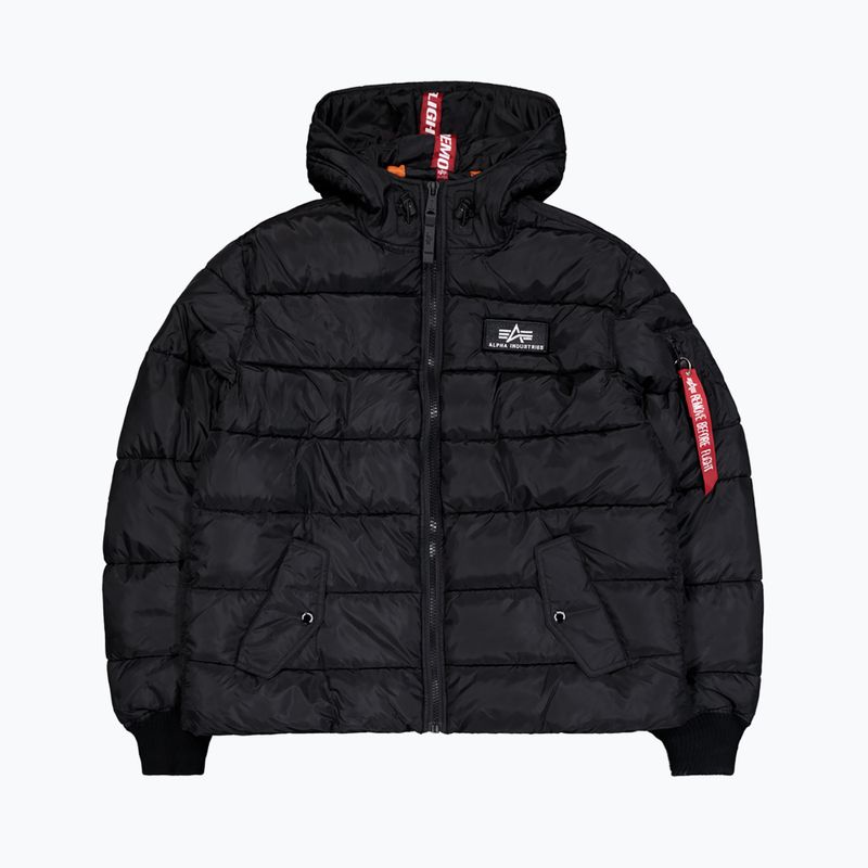 Куртка чоловіча Alpha Industries Hooded Puffer Faux Down black 8