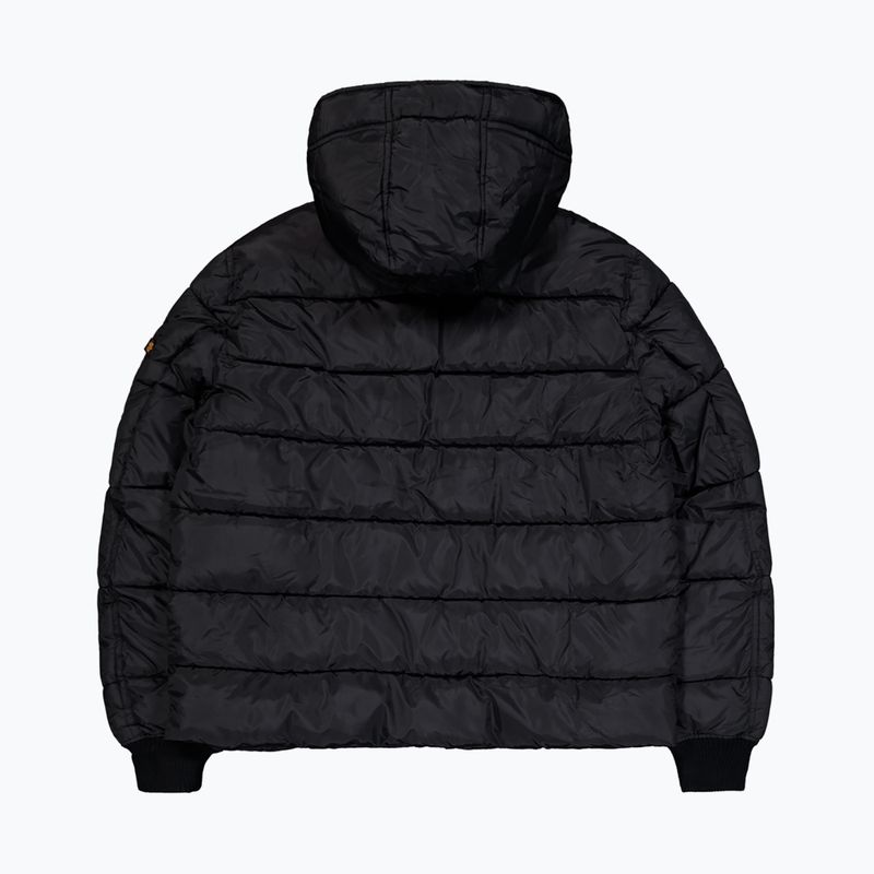 Куртка чоловіча Alpha Industries Hooded Puffer Faux Down black 9