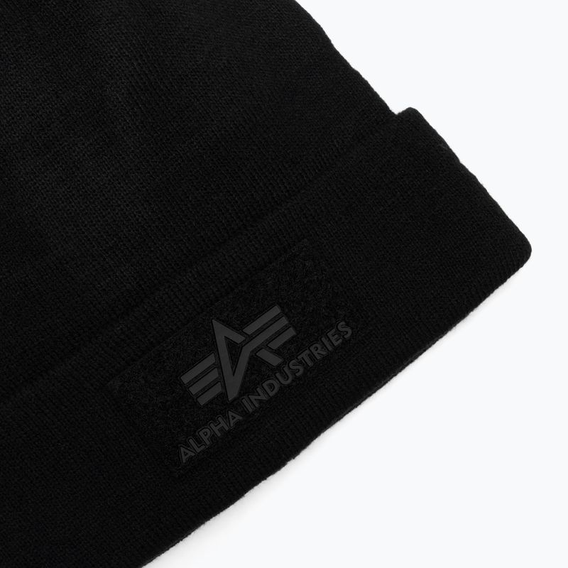 Шапка Alpha Industries VLC black 3