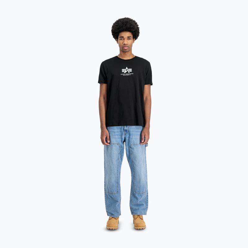 Футболка чоловіча Alpha Industries Basic Mid Logo black 2