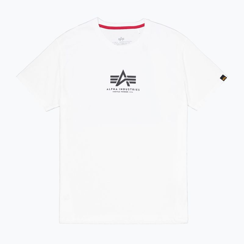Футболка чоловіча Alpha Industries Basic Mid Logo white 7