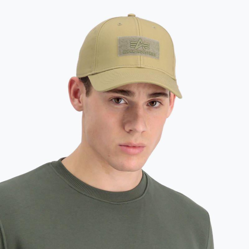 Кепка чоловіча Alpha Industries VLC sand 2