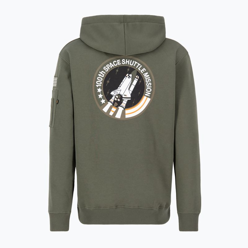 Кофта чоловіча Alpha Industries Space Shuttle dark olive 2