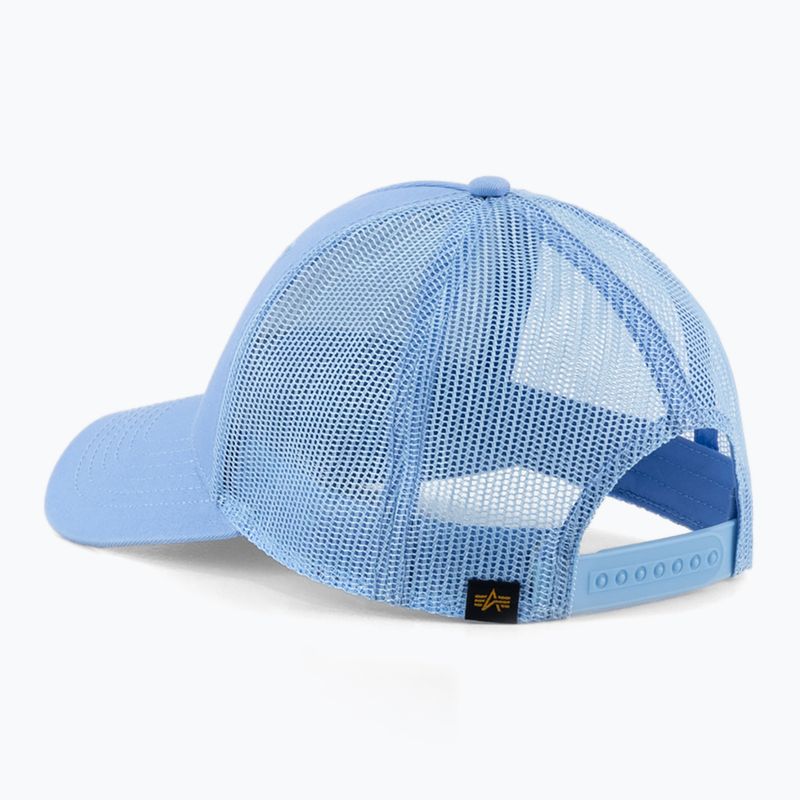 Кепка чоловіча Alpha Industries Basic Trucker light blue 2