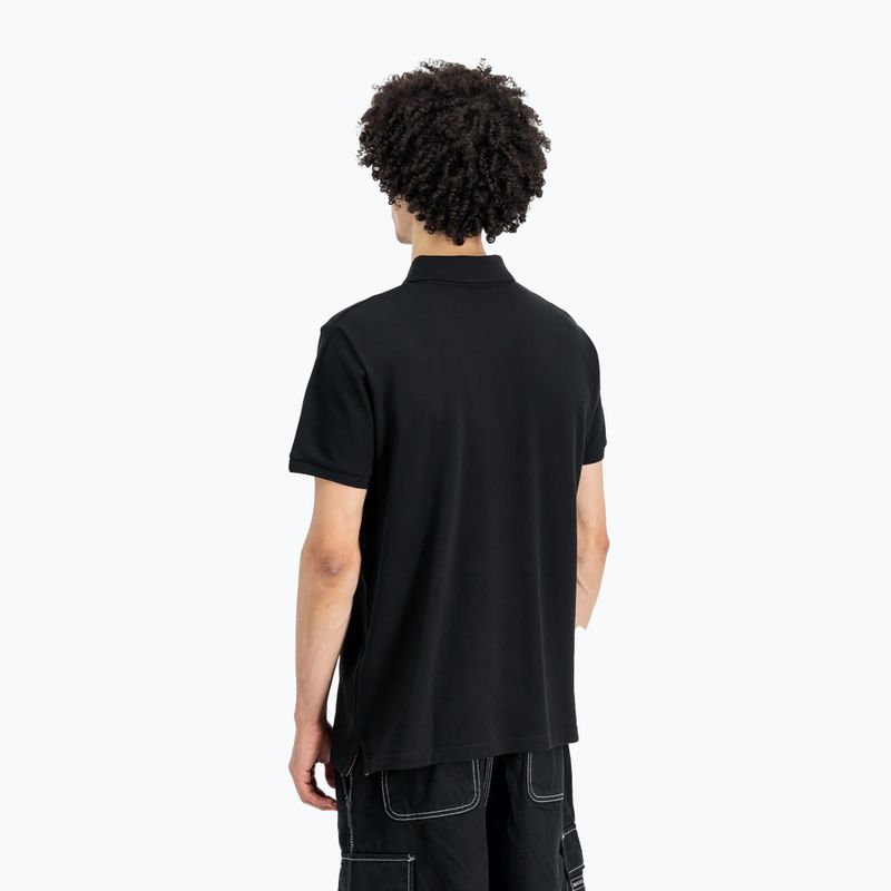 Чоловіча футболка Alpha Industries Basic Polo Small Logo чорна 3