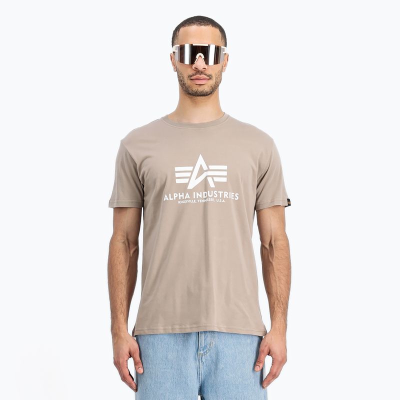 Футболка чоловіча Alpha Industries Basic vintage sand