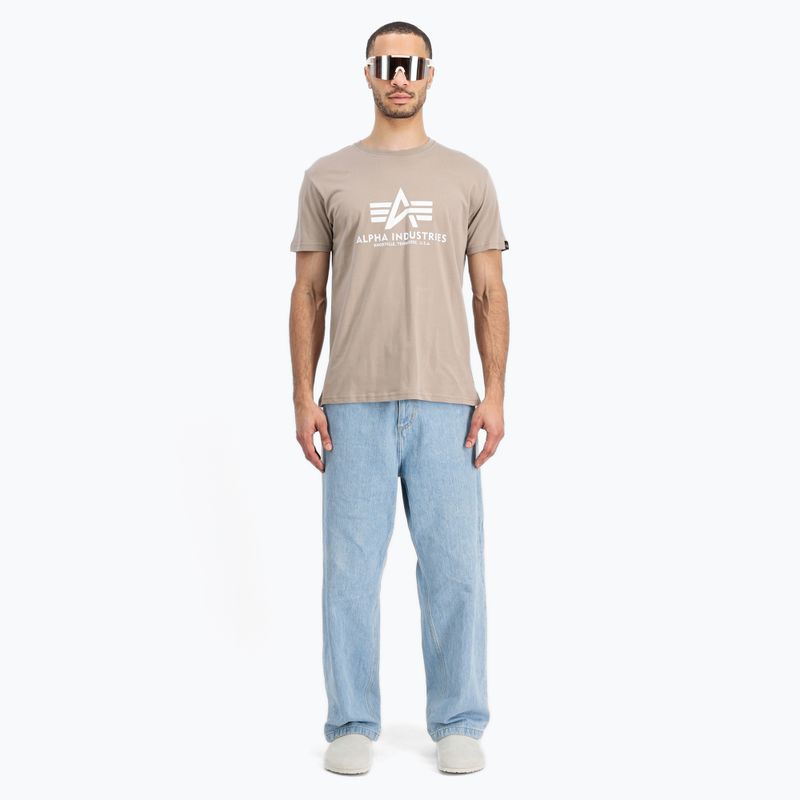 Футболка чоловіча Alpha Industries Basic vintage sand 2