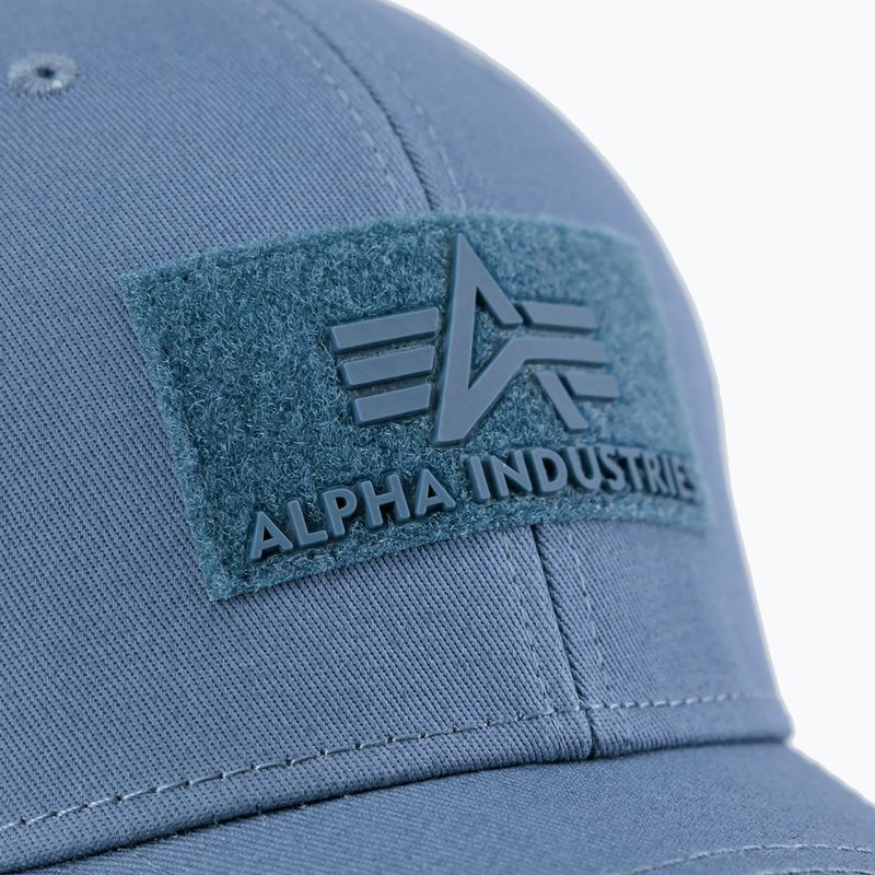 Кепка чоловіча Alpha Industries VLC greyblue 3