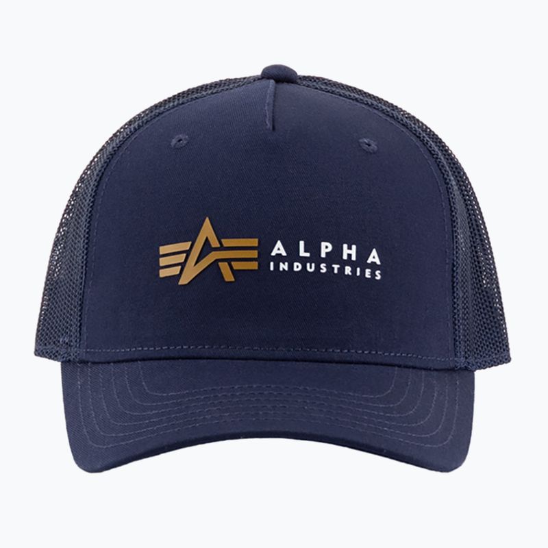 Кепка чоловіча Alpha Industries Label Trucker rep.blue