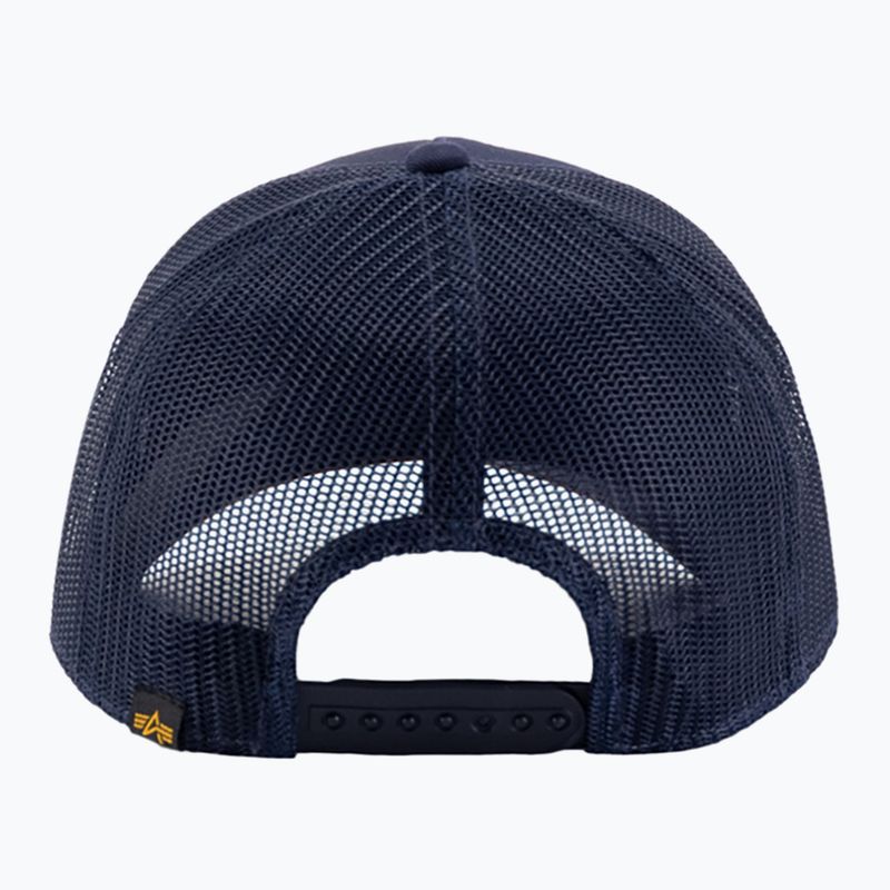 Кепка чоловіча Alpha Industries Label Trucker rep.blue 2