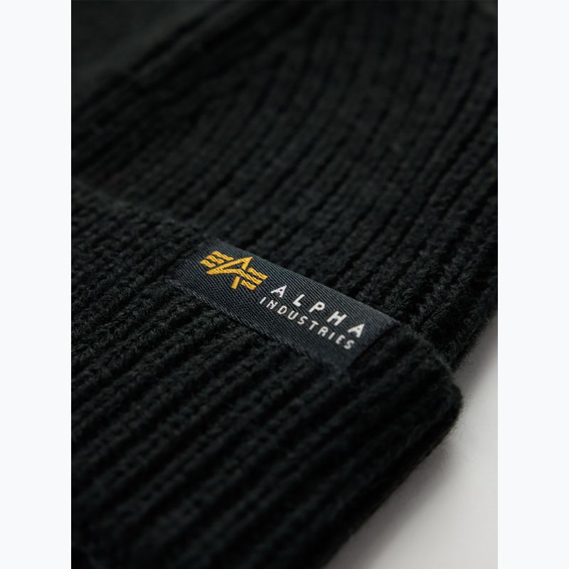 Шапка Alpha Industries Dockers Beanie black 3