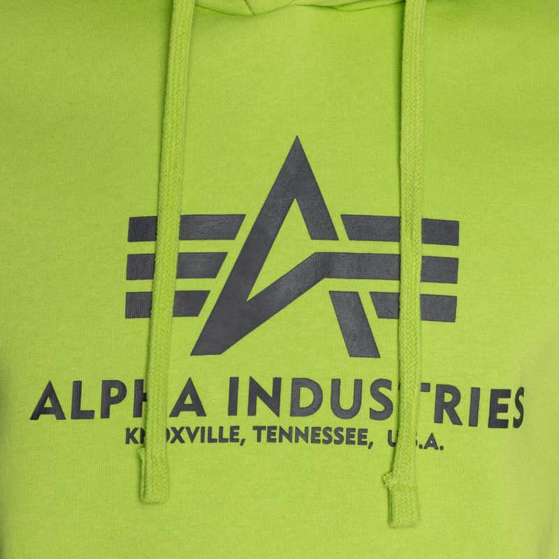 Кофта чоловіча Alpha Industries Basic hornet green 3