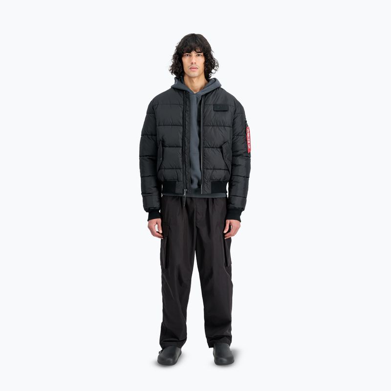 Куртка чоловіча Alpha Industries MA-1 Puffer Bomber black 2