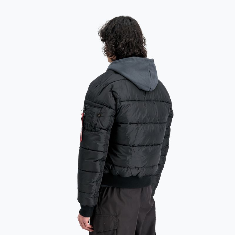 Куртка чоловіча Alpha Industries MA-1 Puffer Bomber black 3