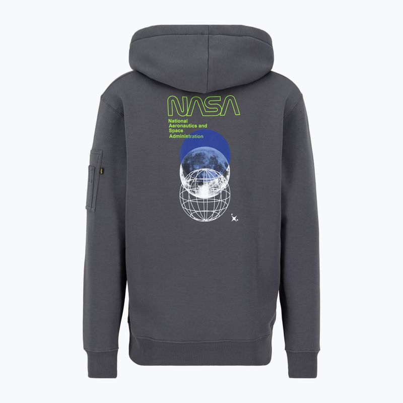 Кофта чоловіча Alpha Industries NASA Orbit vintage grey 2